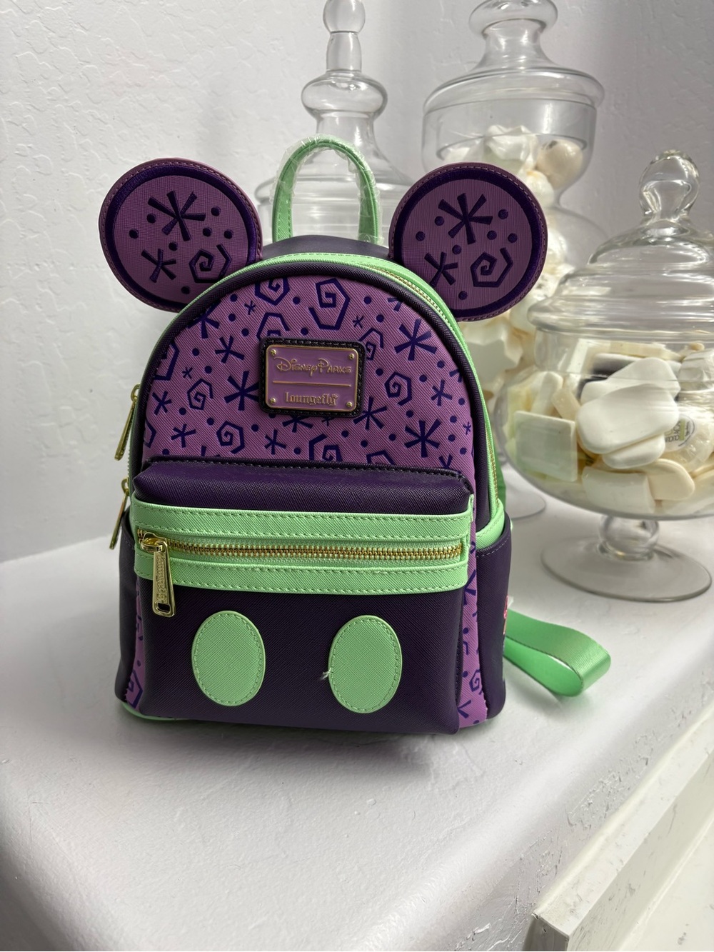 Disney Loungefly Mickey Mouse Main Attraction Backpack Mad Hatter Tea Party NWT